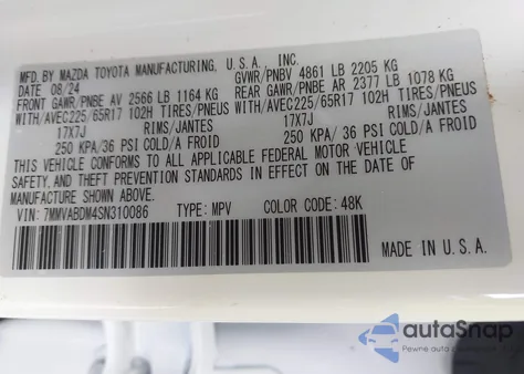 2025 Mazda Cx-50 2.5 S Premium Package from USA, damaged, VIN 7MMVABDM4SN310086